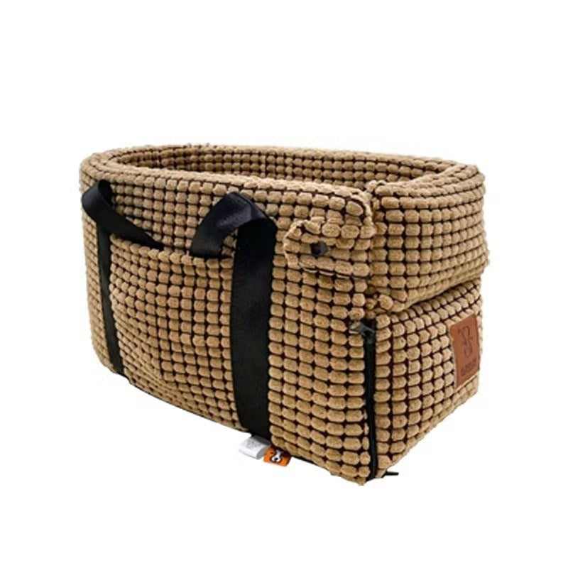 Cama Portátil para Perros | Asiento de Auto con Arnés de Seguridad