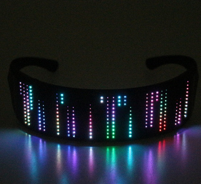 Gafas LED con Pantalla Digital Estilo Futurista para DJ & Fiestas