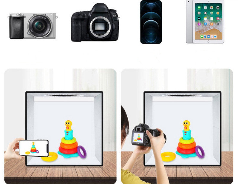 Set de Iluminación Portátil con Aro de Luz Destaca tu Estudio con Luz Profesional