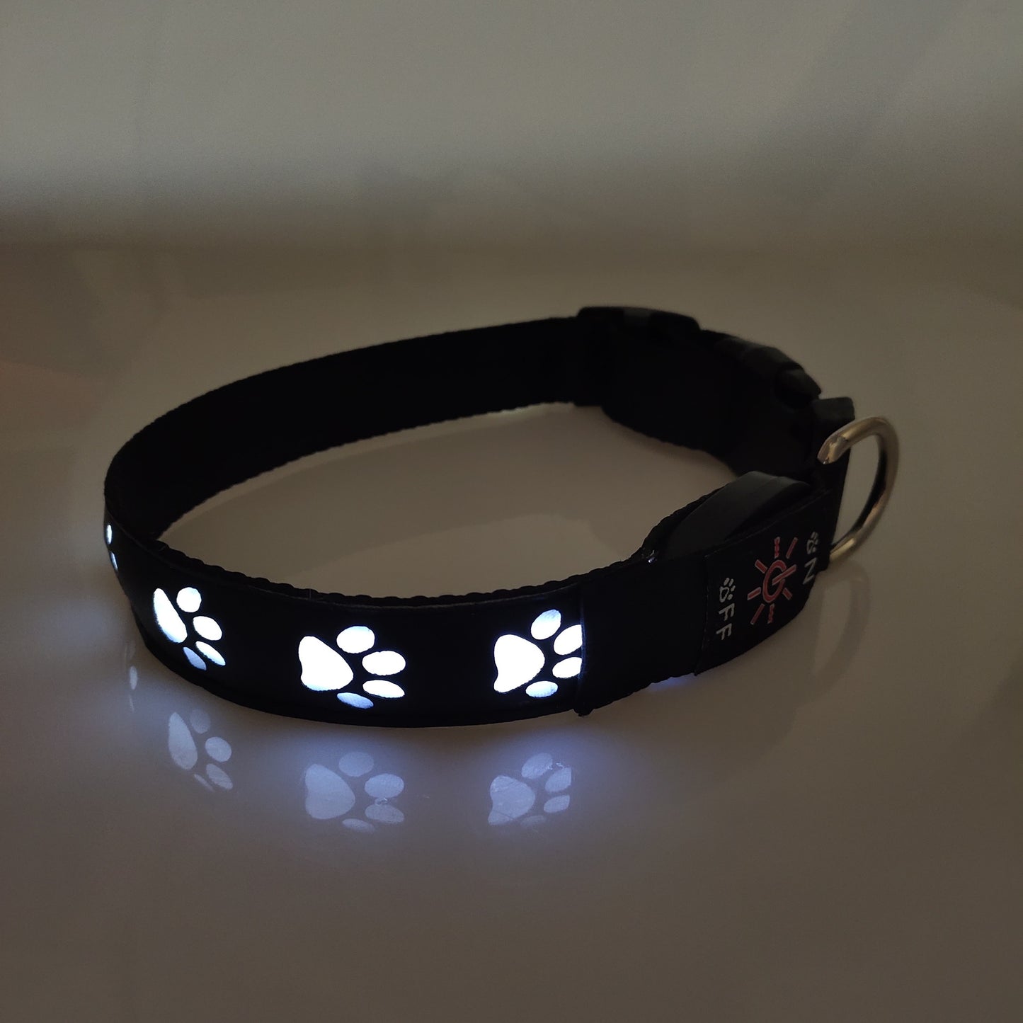 Collar Luminoso Recargable para Perros | Luz LED de Seguridad Antipérdida y Antiatropello