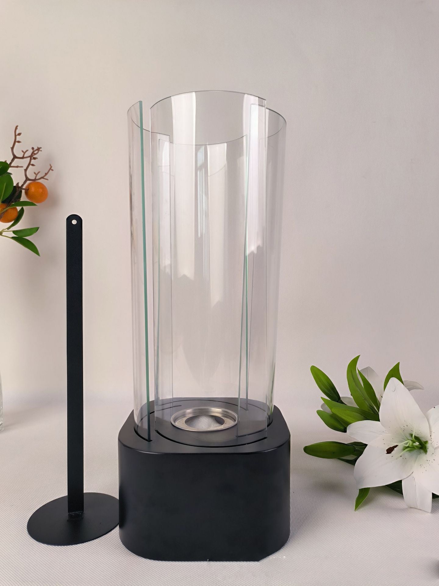 Chimenea de Alcohol para Interior y Exterior con Diseño Decorativo