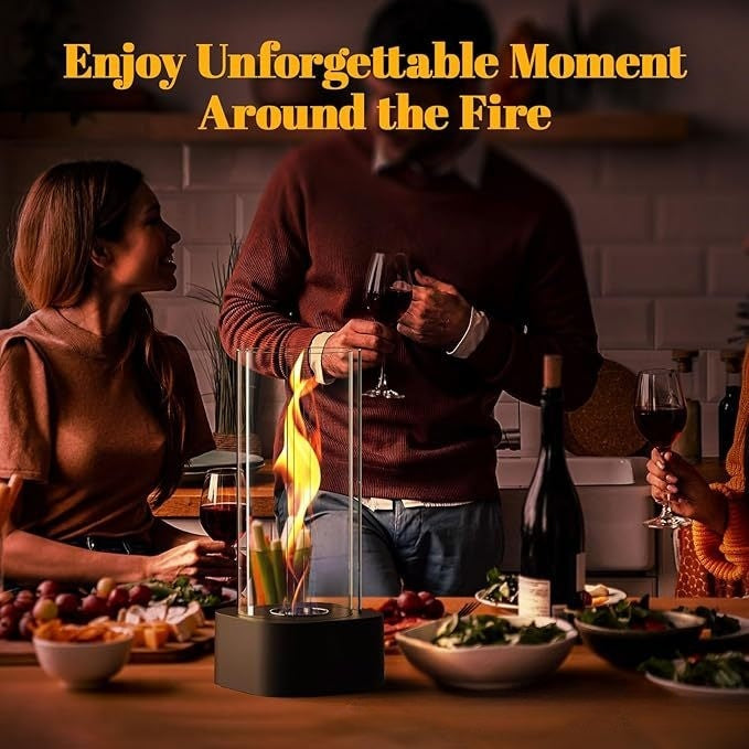 Chimenea de Alcohol para Interior y Exterior con Diseño Decorativo