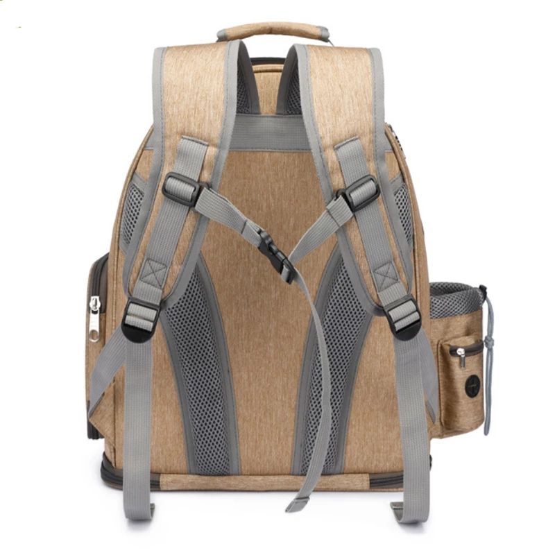 Mochila Espacial Transparente para Mascotas | Diseño Plegable y Transpirable para Gatos y Perros Pequeños