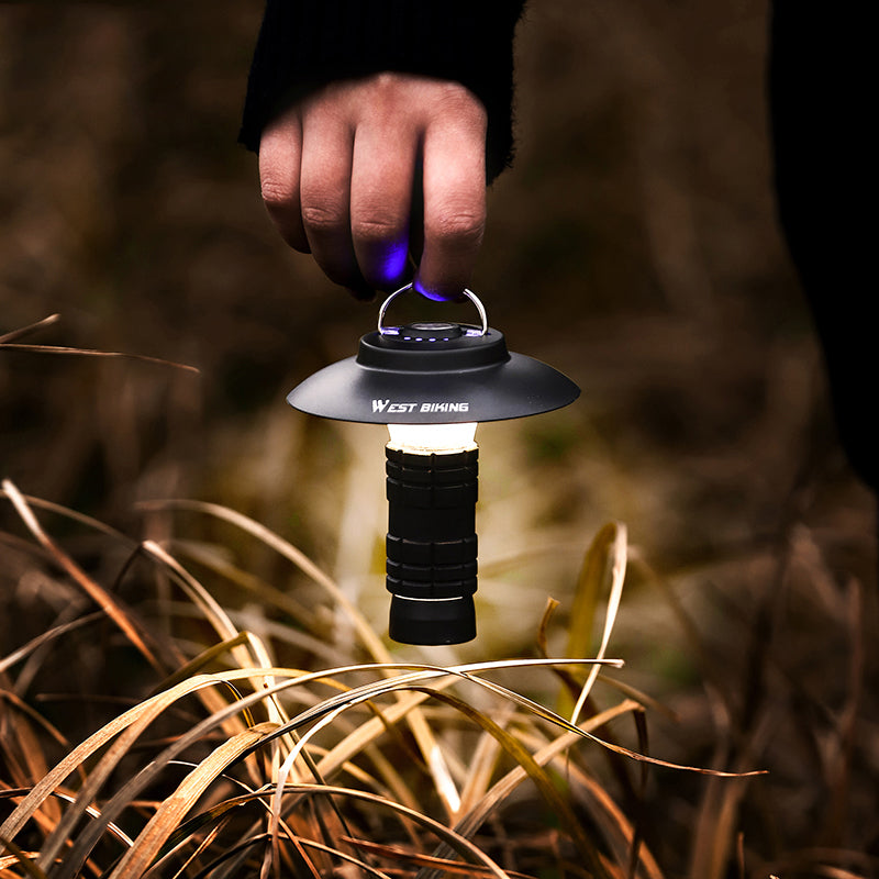 Lámpara de Camping Tipo Faro | LED Portátil con Succión Magnética para Emergencias