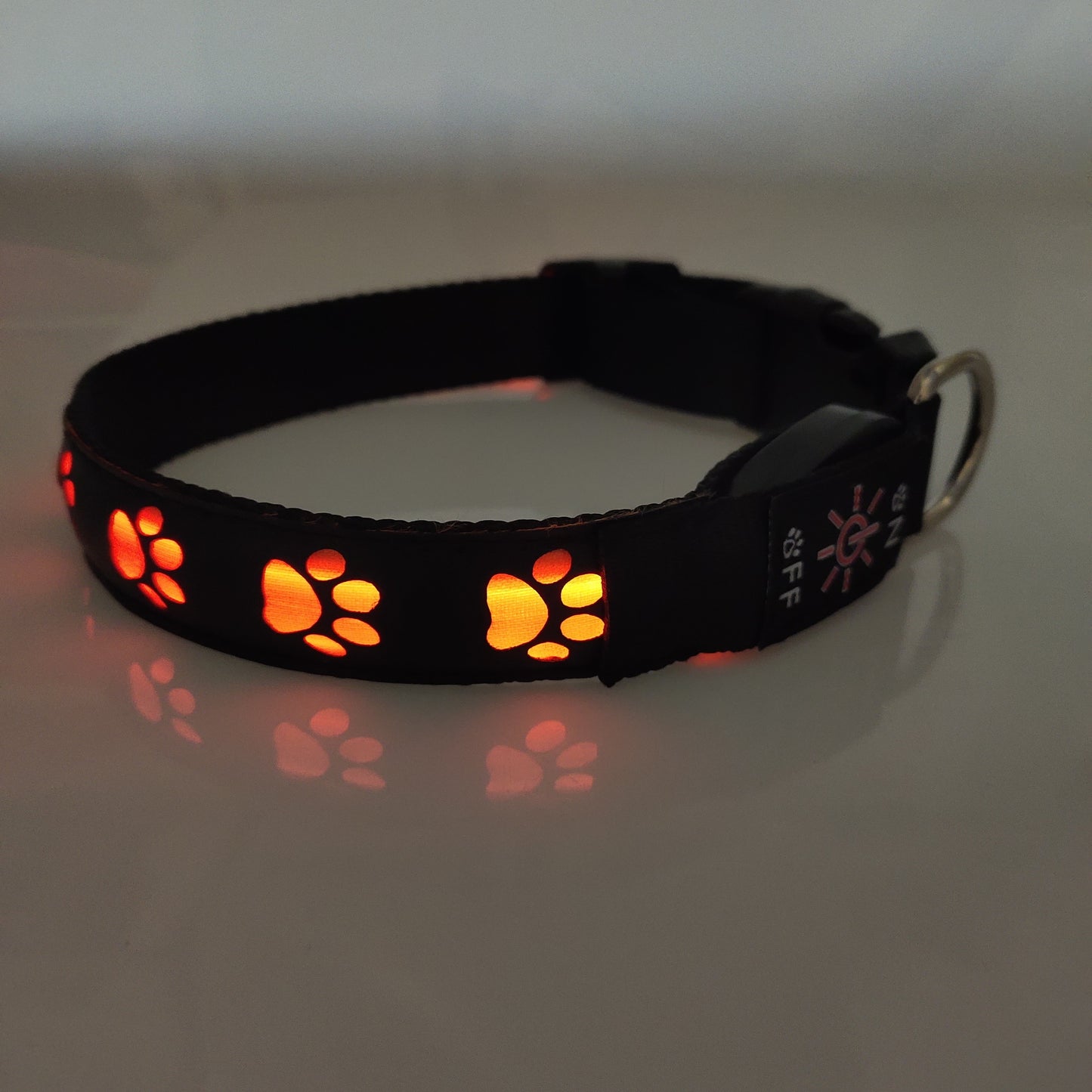 Collar Luminoso Recargable para Perros | Luz LED de Seguridad Antipérdida y Antiatropello
