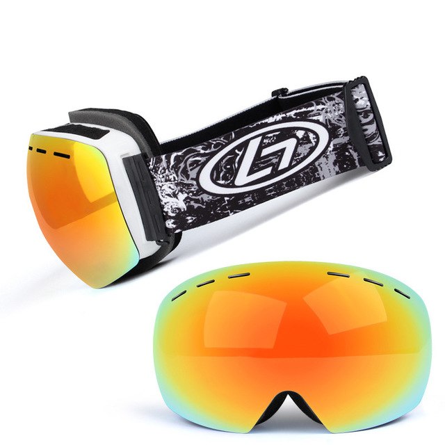 Gafas de Esquí con Doble Capa y Protección UV | Antivaho para Snowboarding y Deportes de Invierno