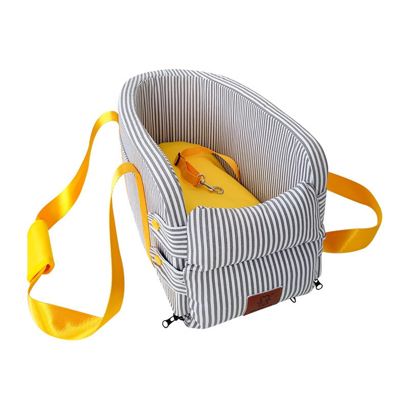 Cama Portátil para Perros | Asiento de Auto con Arnés de Seguridad