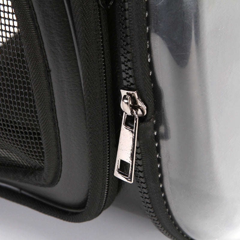 Mochila Transparente para Mascotas | Cápsula Espacial Portátil para Gatos y Perros Pequeños