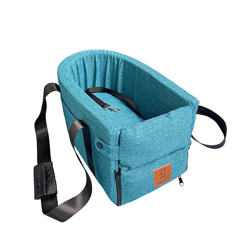 Cama Portátil para Perros | Asiento de Auto con Arnés de Seguridad