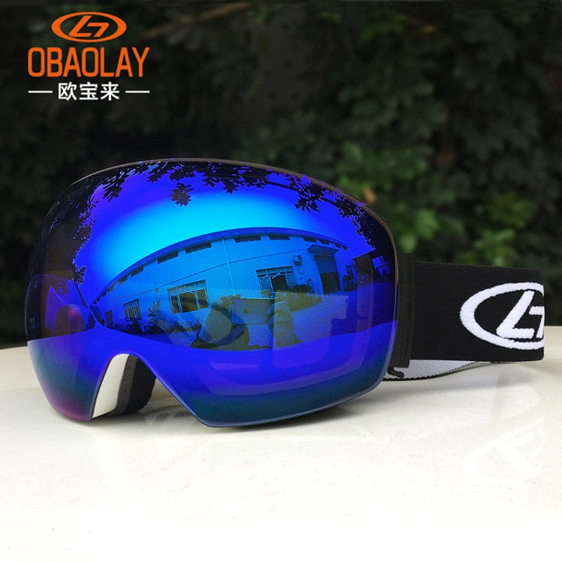 Gafas de Esquí con Doble Capa y Protección UV | Antivaho para Snowboarding y Deportes de Invierno