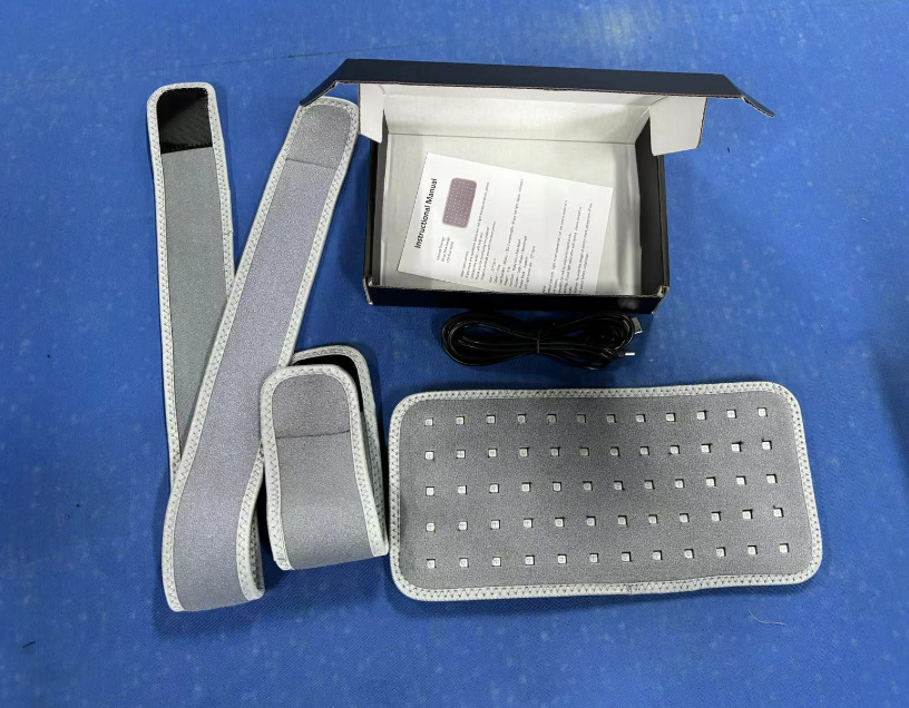 Cinturon de Terapia Infrarroja con 60 LEDs | Dispositivo Portátil para Hernia Lumbar y Circulación Sanguínea