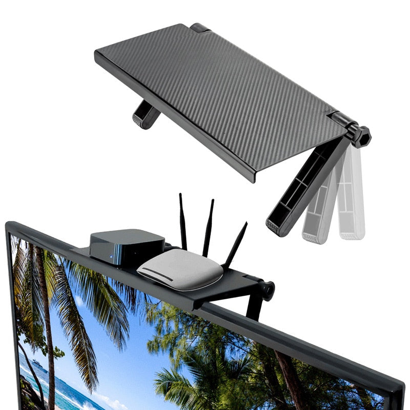 Estante Ajustable para Pantalla Elevador de Monitor y Almacenamiento para Escritorio