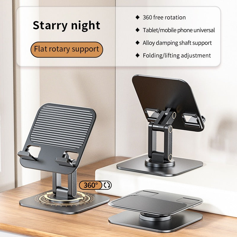 Soporte Giratorio 360° para Tablet Ajustable y Estable para Escritorio