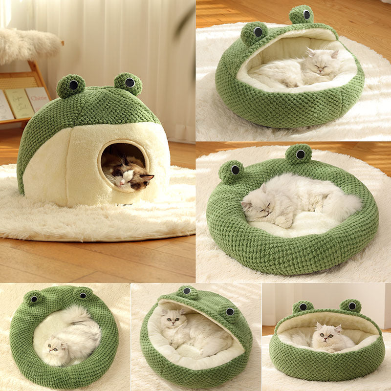 Cama Acogedora para Mascotas | Para Gatos y Perros en Otoño e Invierno