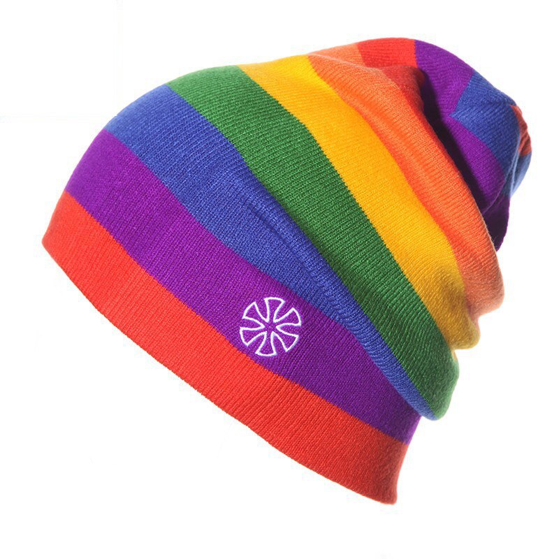 Gorro de Punto con Diseño a Rayas | Beanie Casual para Snowboarding, Ciclismo y Deportes al Aire Libre