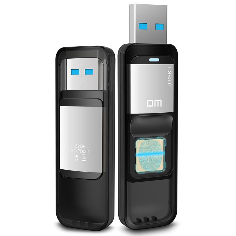 🔒 USB 3.0 Pen Drive | Encriptación por Huella Digital | Alta Velocidad 32GB/64GB