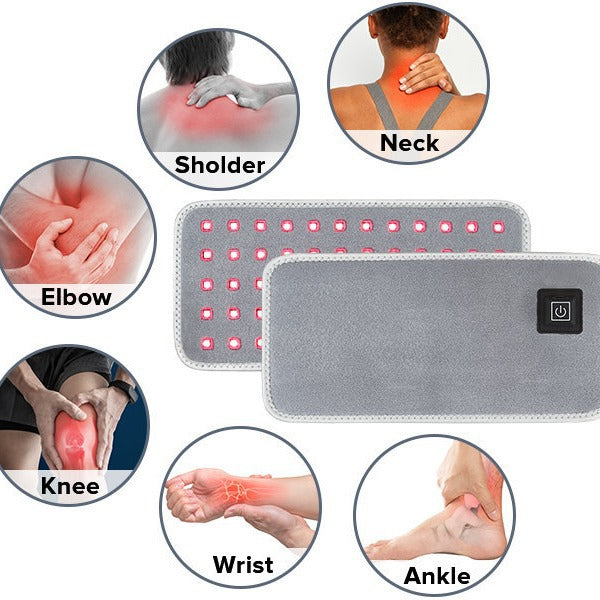 Cinturon de Terapia Infrarroja con 60 LEDs | Dispositivo Portátil para Hernia Lumbar y Circulación Sanguínea