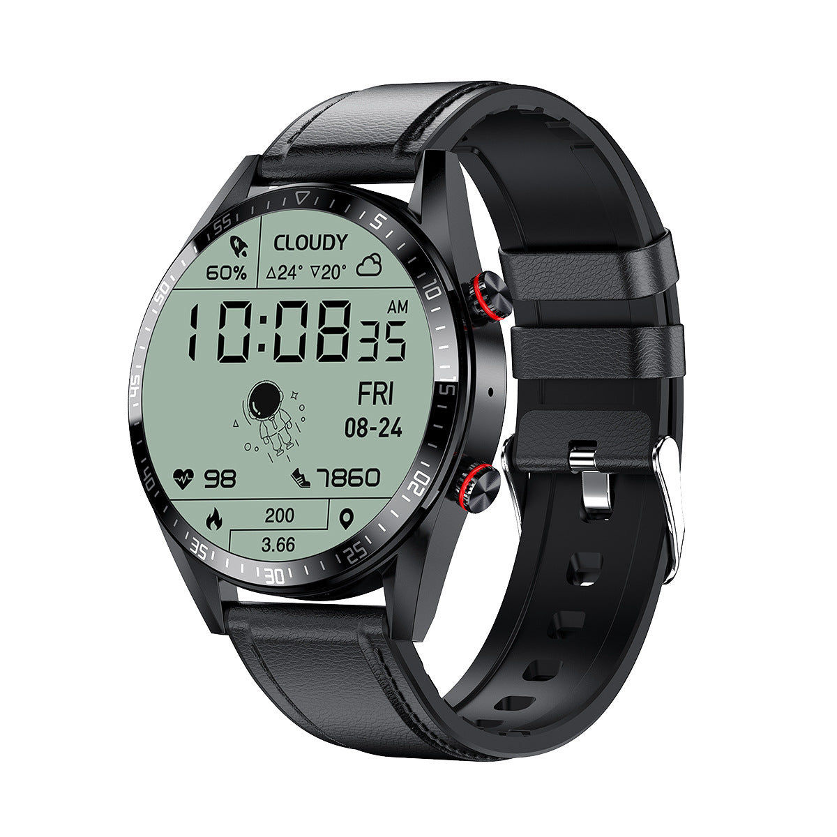 Smartwatch Bluetooth con Llamadas Monitor de Salud & Pantalla Siempre Activa
