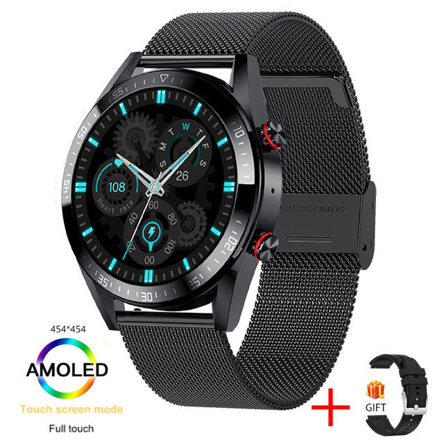 Smartwatch Bluetooth con Llamadas Monitor de Salud & Pantalla Siempre Activa