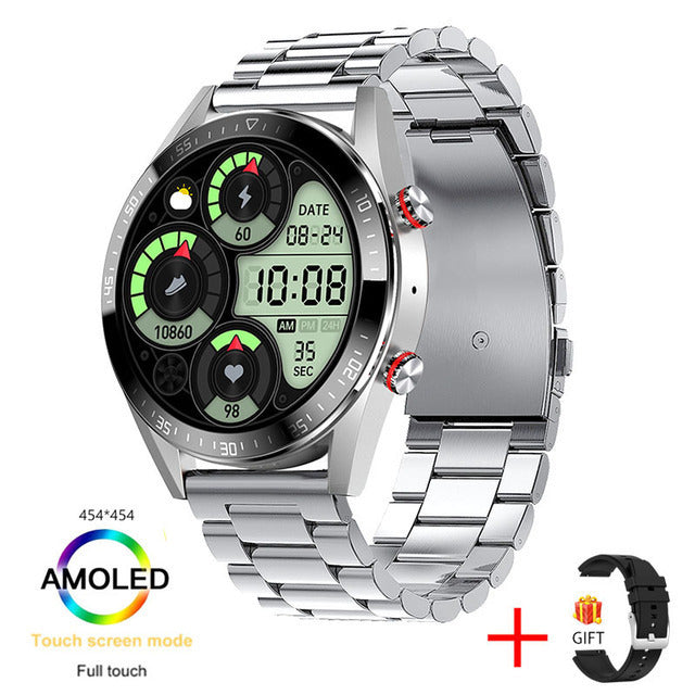 Smartwatch Bluetooth con Llamadas Monitor de Salud & Pantalla Siempre Activa