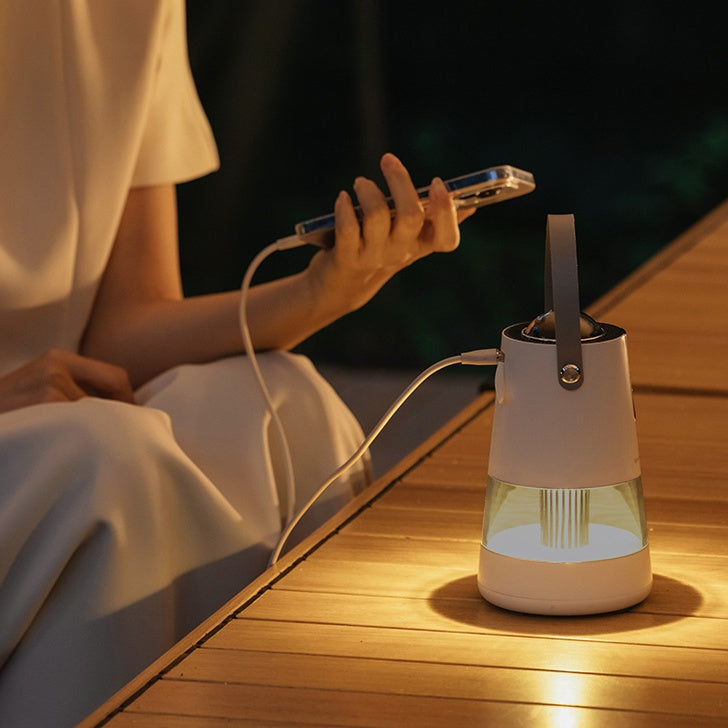 Lámpara Repelente de Mosquitos Luz Nocturna, Proyección y Protección para Exteriores