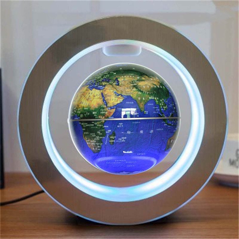 Globo Flotante LED Levitación Magnética, Mapa Mundial y Luz Antigravedad. Unico, diferente, que marcaras la diferencia.