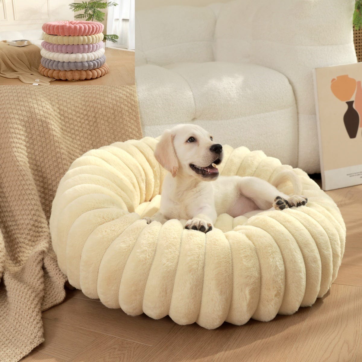 eprolo Cama para Mascotas de Peluche 🐾 Comodidad | Noctryx