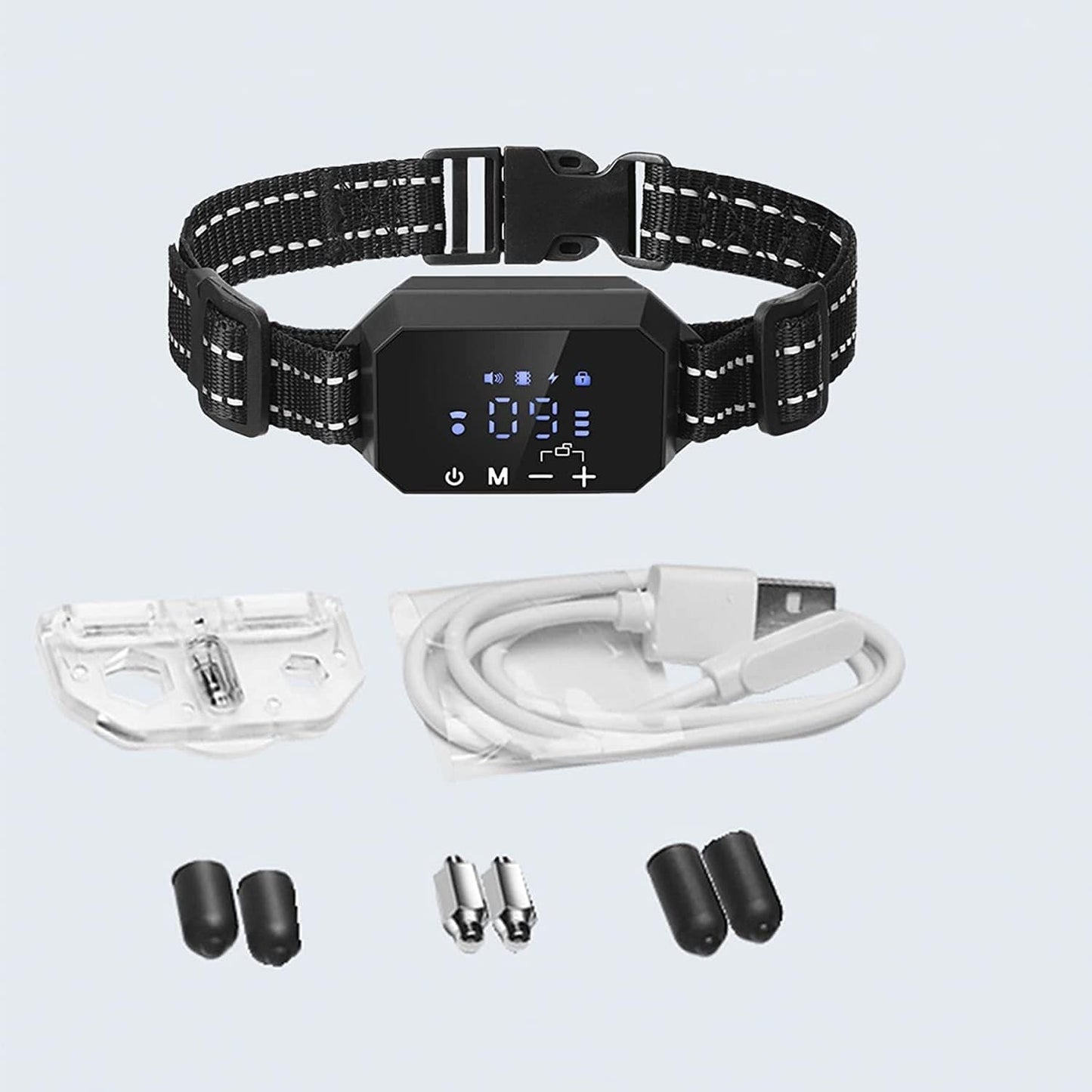 eprolo Cerco Eléctrico Inalámbrico para Perros con GPS. Vibración, Toque Eléctrico y Alerta Inteligente | Noctryx