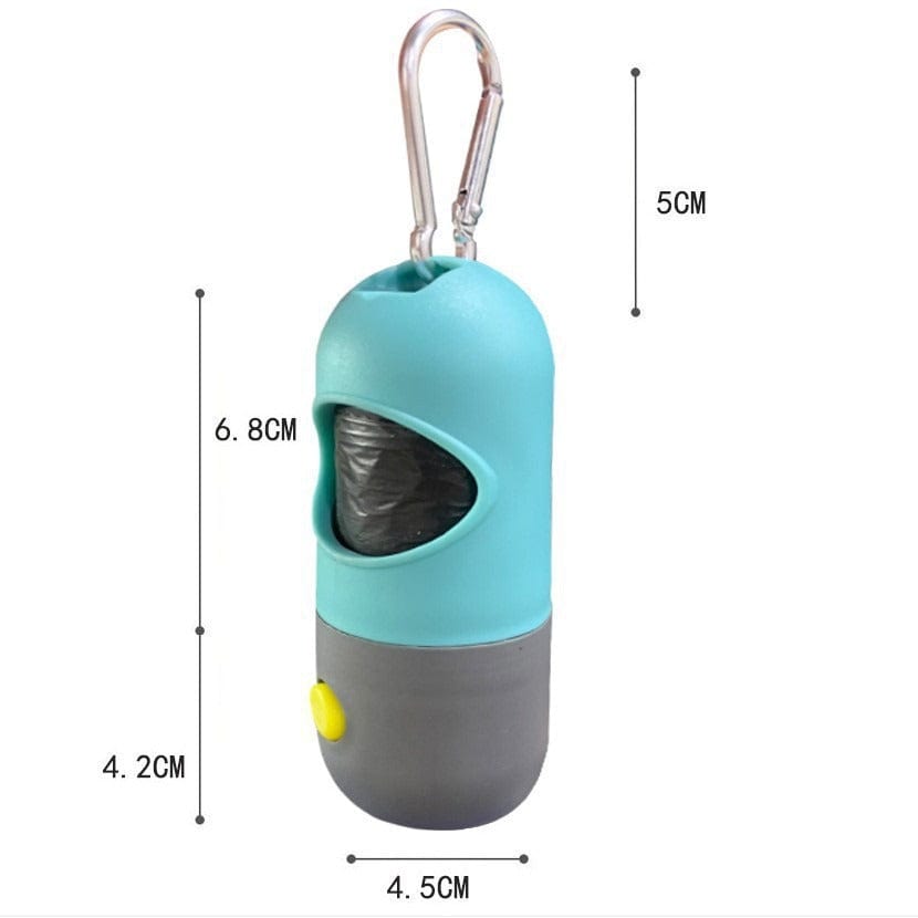 eprolo Dispensador LED de Bolsas para Mascotas, Luz Incorporada, Multifuncional y Portátil | Noctryx