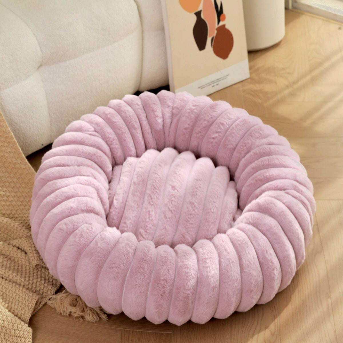 eprolo Purple / 40cm Cama para Mascotas de Peluche 🐾 Comodidad | Noctryx