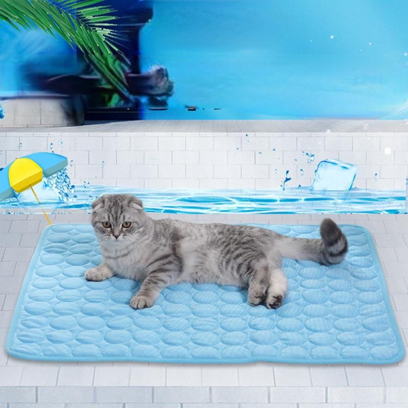 eprolo Tecnología para Mascotas Cojín Refrescante para Mascotas, Transpirable en Seda Helada para Perros y Gatos | Noctryx
