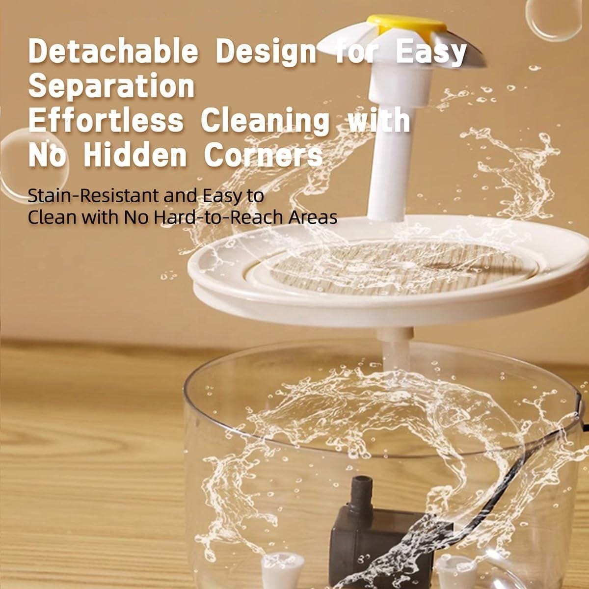 eprolo Tecnología para Mascotas Fuente de Agua para Mascotas con Filtro Automático USB | NOCTRYX