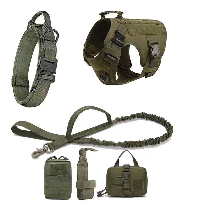 eprolo Tecnología para Mascotas Green 6-piece set / S Chaleco para Perro con Botella de Agua y Bolsa Médica | NOCTRYX