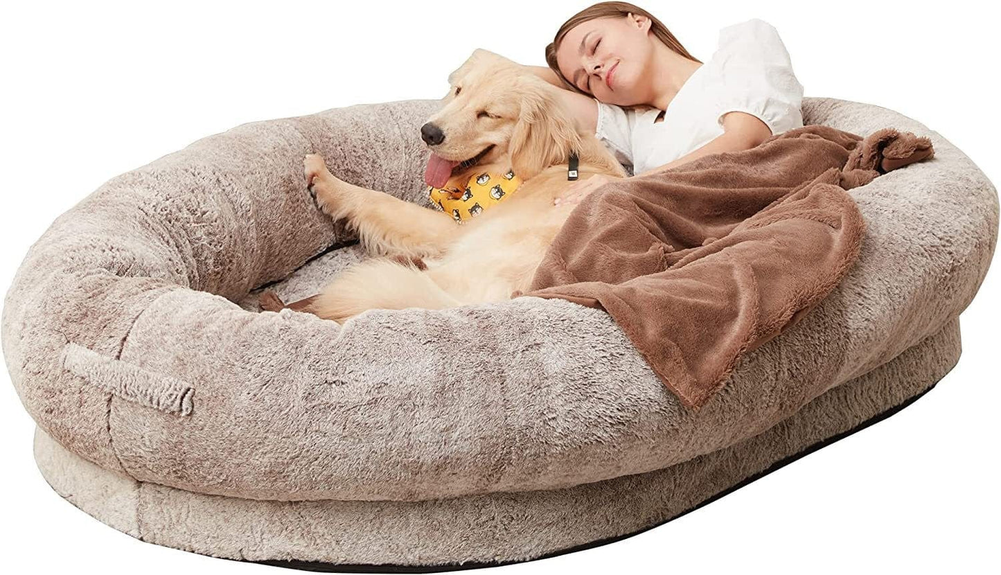 eprolo Tecnología para Mascotas Khaki / 100*70*20 Cama Máximo Confort para compartir con tu Mascota | Noctryx