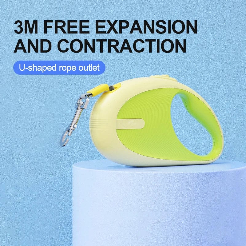 eprolo Tecnología para Mascotas light green Correa Retráctil Automática Resistente, Ideal para Paseos y Viajes al Aire Libre | NOCTRYX