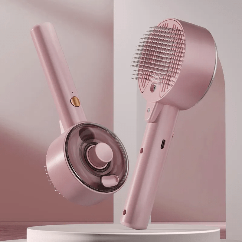 eprolo Tecnología para Mascotas Pink Cepillo Removedor de Pelo a Vapor para Mascotas | Noctryx