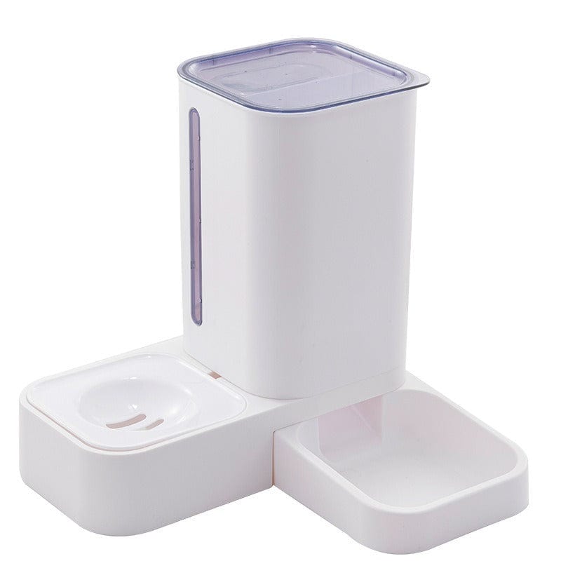 eprolo Tecnología para Mascotas Purple Comedero y Bebedero Automático 2 en 1 para Mascotas | Alimentación y Agua Siempre Disponibles | Noctryx