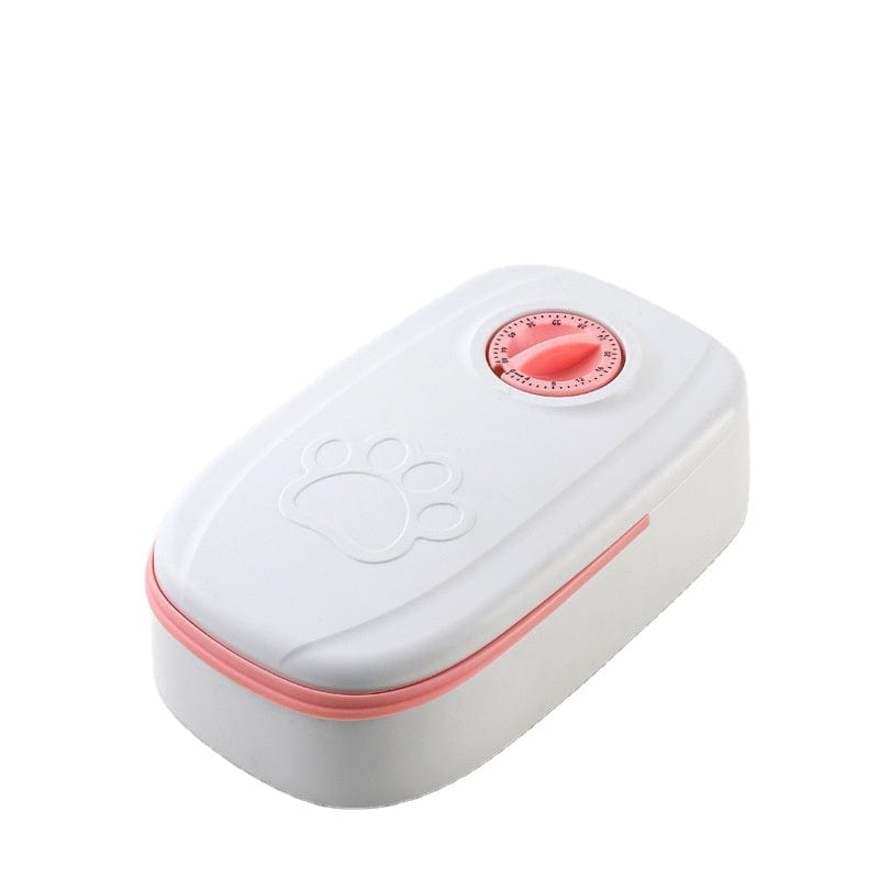 eprolo Tecnología para Mascotas Single meal pink Comedero para Gatos , Alimentación Programada y Cuantificada 🐱⏰| Noctryx