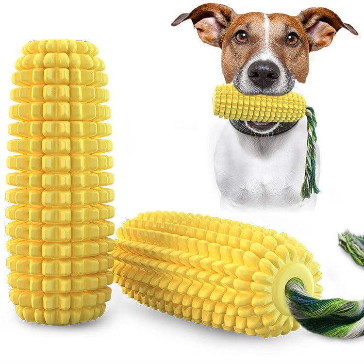 eprolo Tecnología para Mascotas Vocal corn yellow Pack de Limpieza Dental, Sonido y Mordida para Perros y Gatos | Noctryx