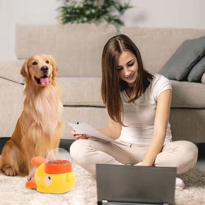 eprolo Tecnología para Mascotas Yellow Comedero Automático Inteligente para Perros | NOCTRYX