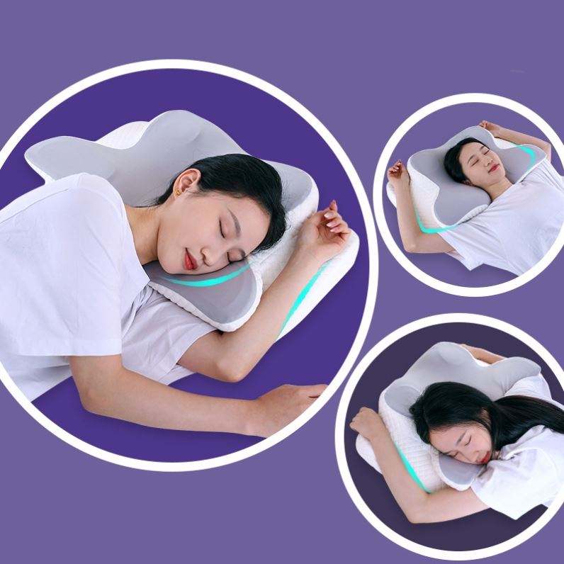 eprolo tecnologia para mejorar el sueño Almohada Cervical Ergonómica – Soporte Ortopédico para Cuello y Columna | Noctryx