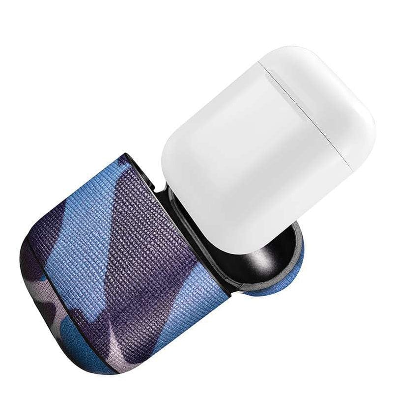 eprolo tendencias Funda de Cuero Camuflaje para AirPods, Protección Antipolvo y Estilo Único | Noctryx