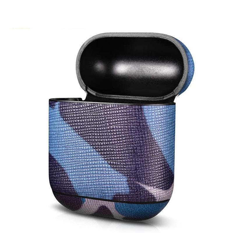 eprolo tendencias Funda de Cuero Camuflaje para AirPods, Protección Antipolvo y Estilo Único | Noctryx