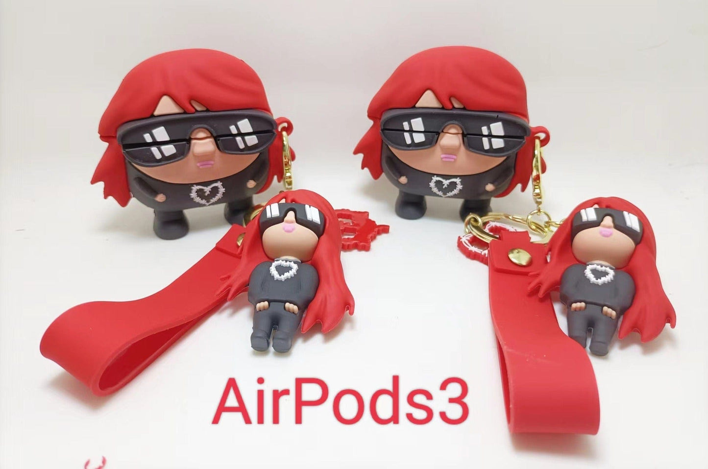 eprolo tendencias Funda Protectora de Silicona para AirPods – Diseño Gafas Creativas | Noctryx