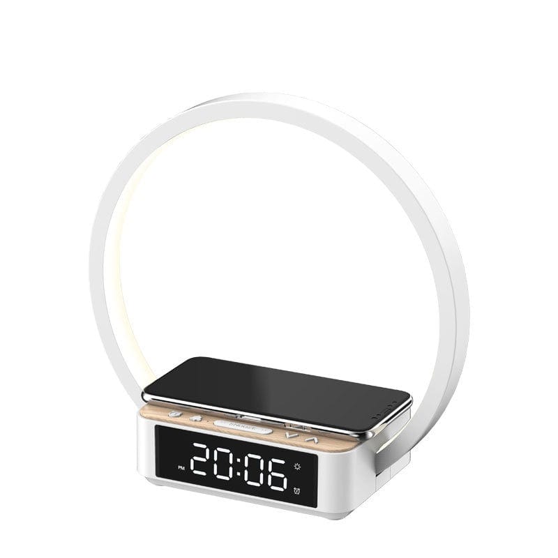 eprolo tendencias Lámpara de Cabecera Inalámbrica Recargable – Reloj Despertador con Luz Nocturna de Lujo | Noctryx