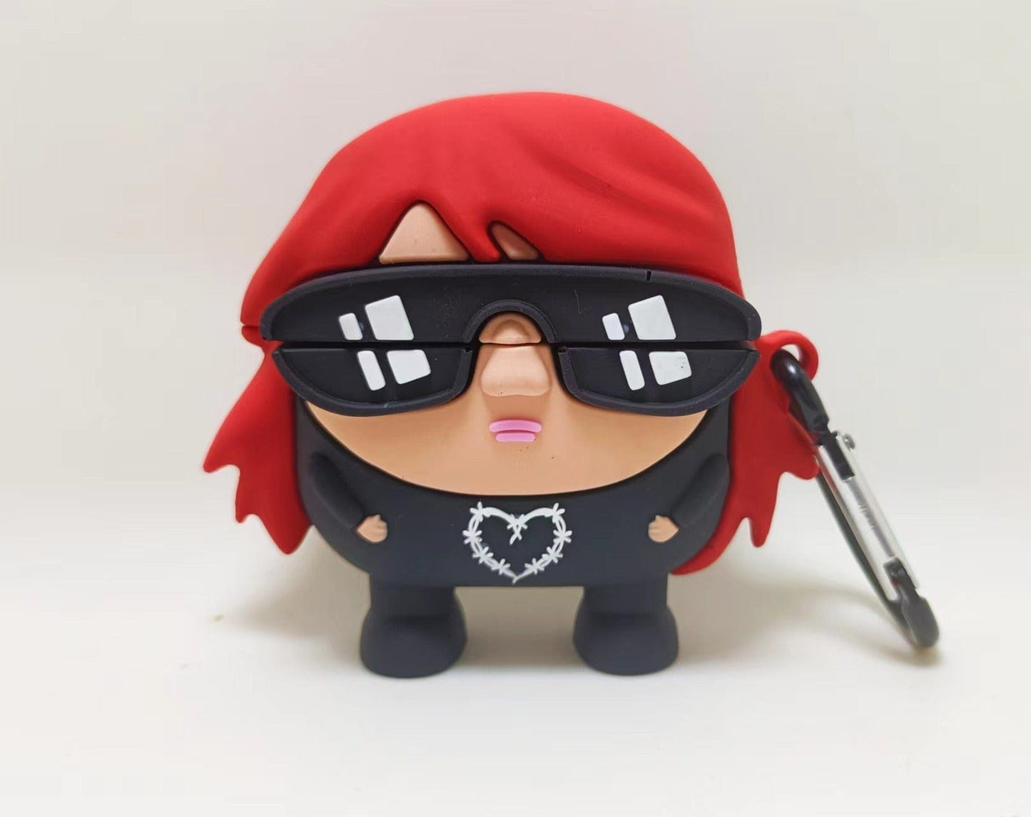 eprolo tendencias Sunglasses girl + buckle / AirPods1/2 Universal Funda Protectora de Silicona para AirPods – Diseño Gafas Creativas | Noctryx