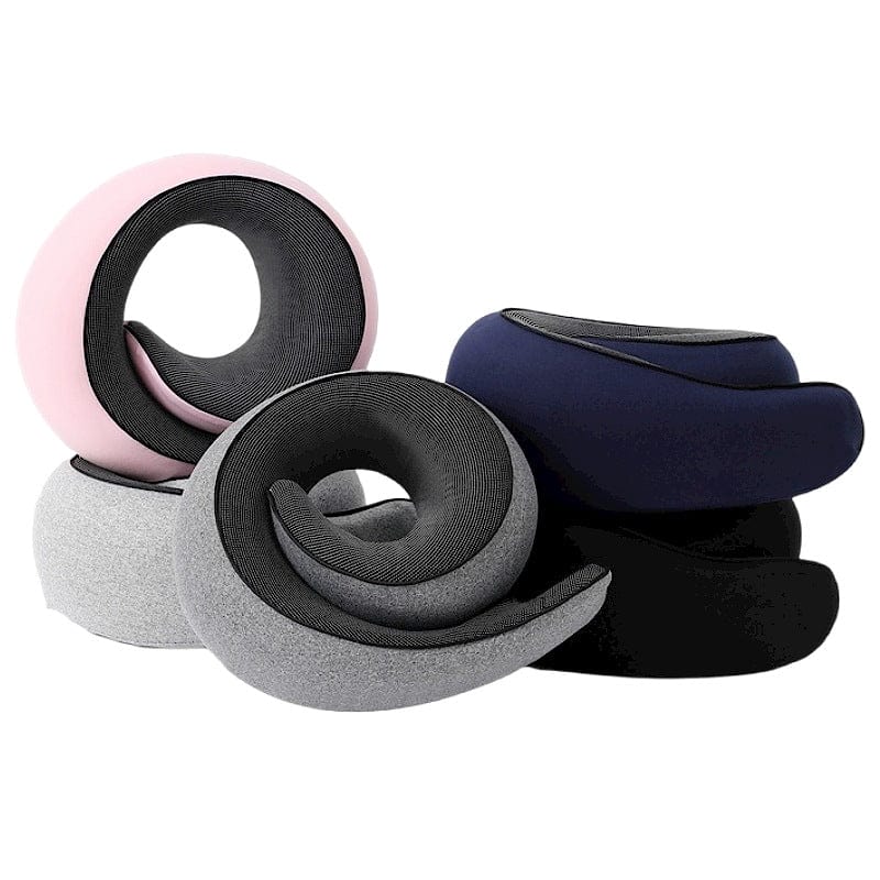 eprolo Travel Neck Pillow Memory Foam U-shaped Pillow Snail Style Travel Neck Support Portable Adjustable Soft Noon Break Sleep Pillows