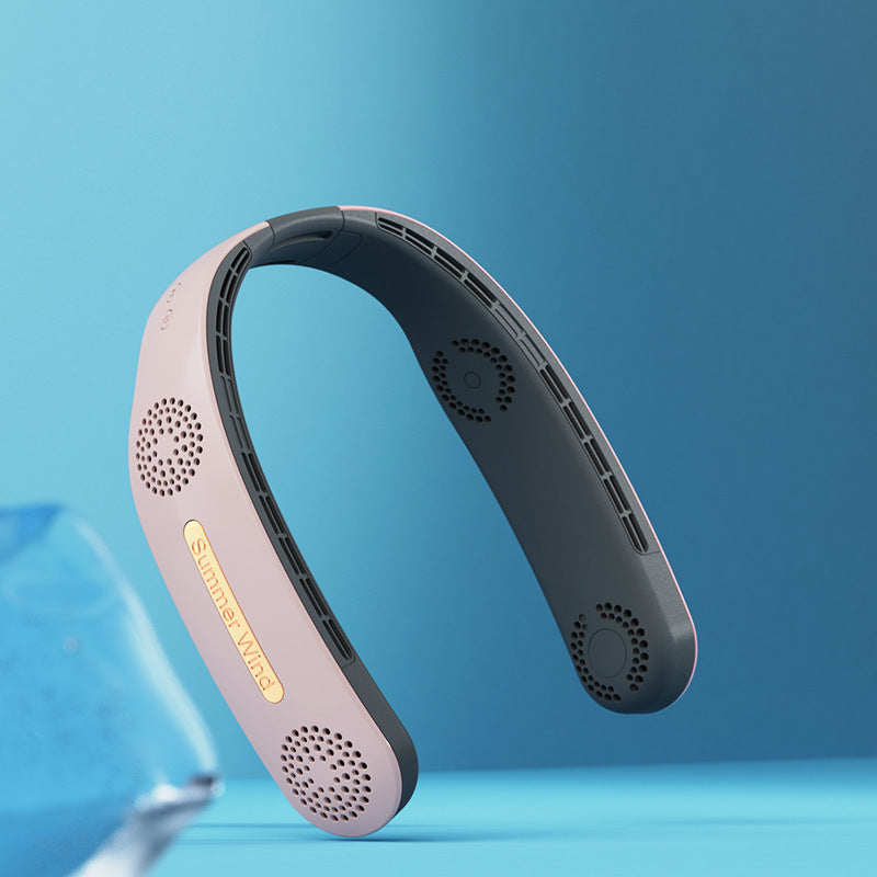 Ventilador de Cuello Sin Aspas Diseño Plegable, USB Recargable y Ultra Silencioso