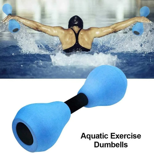 Mancuernas Acuáticas de Espuma  Entrenamiento de Fitness en Piscina