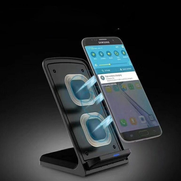 Cargador Inalámbrico Vertical 30W  Carga Rápida para Smartphone & Diseño Elegante